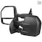 Spec-D Tuning 15-17 Ford F150 Towing Mirrors Manual-Black Texture RMX-F15015F3-M-FS - alternate 1